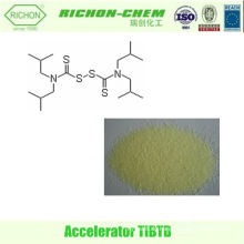 Beschleuniger-TiBTD-Pulver granuläres CAS NO.3064-73-1 Meistverkaufte chemische grüne Klimazusatzstoffe für NR IR BR SBR NBR EPDM